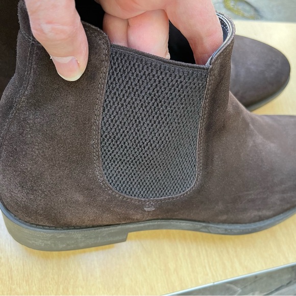 To Boot New York Men’s Arion Dark Brown Suede Chelsea Boot Sz 11 - Picture 5 of 13
